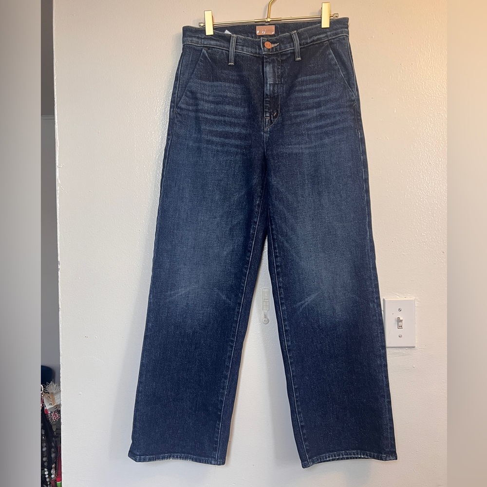 MOTHER The Dodger Prep Ankle sz 25 in Yeehaw dark blue wash